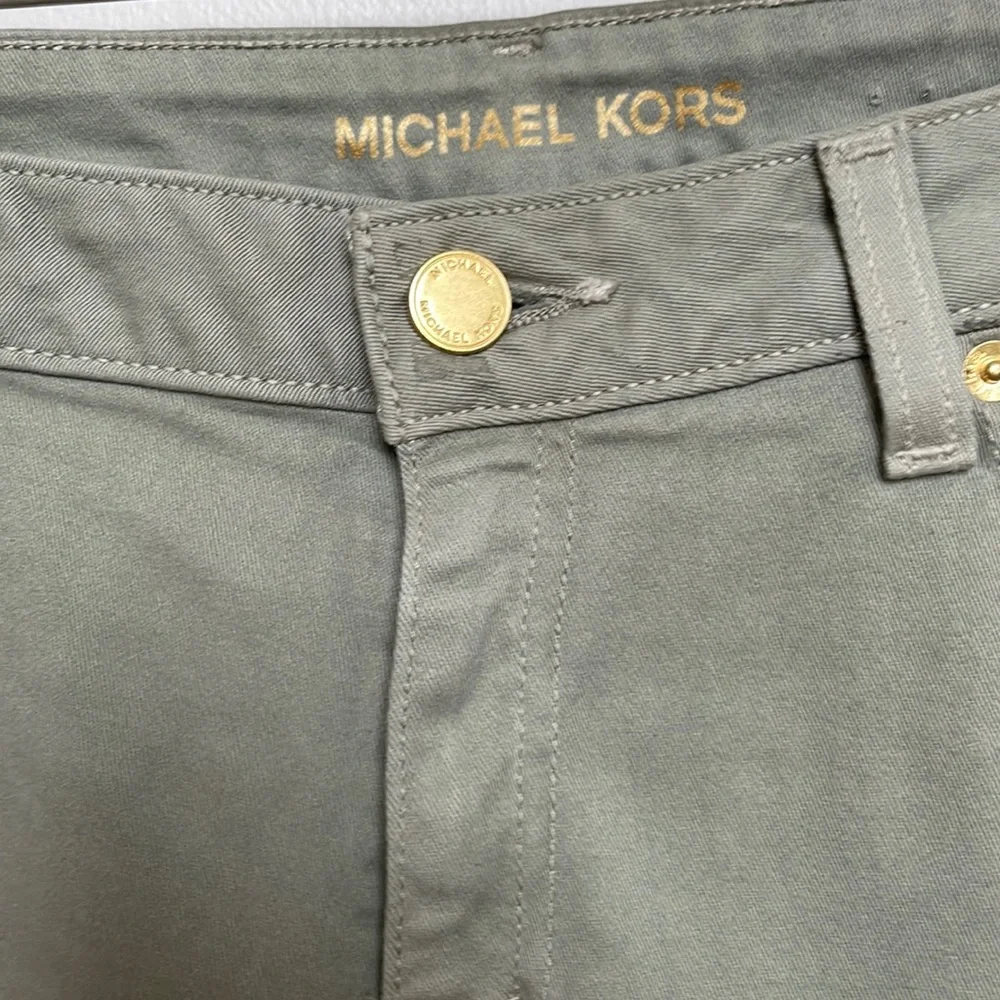 Michael Kors Ankle Length Green Jeans Size 6